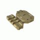 Strike Industries R.EX Riser - Low Profile, Lightweight Riser for AR Platforms, FDE SI-REX-RISER-FDE