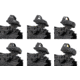 Strike Industries Strike Ambush 45-Degree Optic Mount, Black, One Size, SI-AMBUSH-OM45