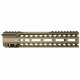 Strike Industries Strike Rail 10in Mlok Handguard Rail, FDE, SI-STRIKERAIL-10-FDE