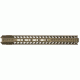 Strike Industries Strike Rail 15.5in Mlok Handguard Rail, FDE, SI-STRIKERAIL-155-FDE