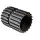 Strike Industries Strike Rail Lightweight Barrel Nut, 7250 Aluminum, Black, SI-StrikeRail-7250NUT