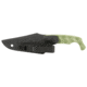 Stroup Knives Ultralite Non-Metalic Fixed Blade Knife, 3.75in, Zytel, Dagger Blade, OD Green Zytel Handle, ULNM-ODG