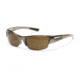 Suncloud Finish Line Sunglasses with Nickel Frames, Brown Lenses