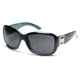 Suncloud Runway Sunglasses, Black Teal Laser Frame, Gray Polarized Polycarbonate Lens S-RWPPGYBT