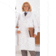 Superior Uniform Womens Polyester/Combed Cotton Poplin Lab Coats, WORKLON 438-S Labcoat Lady Wh Poplin S