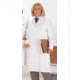 Superior Uniform Womens Polyester/Combed Cotton Poplin Lab Coats, WORKLON 438-XS Labcoat Lady Wh Poplin Xs