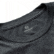 SureFire SF Button Logo T-Shirt - Mens, 60% Cotton/40% Polyester, Gray, Large, SST-SFB-DG-L