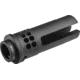 SureFire WARCOMP Flash Hider w/Suppressor Adapter, Ported 3-Prong, HK G36, 5.56, M15x1, Black WARCOMP-556-M15X1