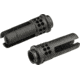 SureFire WARCOMP Flash Hider w/Suppressor Adapter, Ported 3-Prong, HK G36, 5.56, M15x1, Black WARCOMP-556-M15X1