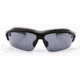 Survival Optics Sunglasses Gripz Riders/Doch Sunglasses, Black/Gray Pad and Tip Frame, SOS Logo, Pc Smoke Lens 7591