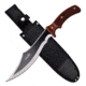 Survivor 15 in 3CR13 Steel Blade Pakkawood Handle Knife SV-FIX003BR