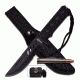 Survivor Fixed Blade, 11.875in, Stainless Steel Blade, Black Nylon Fiber Handle HK-773