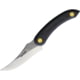 Svord AM Kiwi Fixed Blade Knife, 7.5in Overall, 3.5in 15N20 Steel Upswept Skinner Blade, Black Polypropylene Handle, Black PVC Belt Sheath, Black, AMKIB
