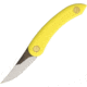 Svord Chip Thwitel Whittler Yellow Fixed Blade Knife, 2.5in, Satin, Yellow Propylene Handle SVCHWY