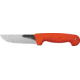 Svord Kiwi General Outdoors Fixed Knife, Swedish high carbon tool steel blade, Orange polypropylene handle SVKGO