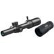 Swampfox Arrowhead LPVO Rifle Scope, 1-10x24mm, 30mm Tube, Second Focal Plane, MOA Reticle, Black, ARH11024-M w/ TRYBE Optics Enhancer