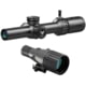Swampfox Arrowhead LPVO Rifle Scope, 1-8x24mm, 30mm Tube, Second Focal Plane, BDC Reticle and TRYBE Optics Enhancer Rifle Scope Magnification Quadrupler