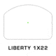 Swampfox Liberty RMR Green Dot Sight, 1x22mm, 3 MOA Dot Green Reticle, Black, LBT00122-3G