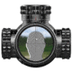 Swampfox Patriot Rifle Scope, 6-24x50mm, 30mm Tube, First Focal Plane, Sharpshooter Grid MIL Reticle, Black, 6-24X50 L