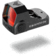 Swampfox Sentinel Ultra Compact Micro Red Dot Sight, 1x16mm, 3 MOA Red Dot Reticle, Manual Brightness, Black, SNL00116-RDM