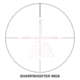 Swampfox Warhawk Tactical 4-20x50mm Rifle Scope, 34mm Tube, First Focal Plane, Sharpshooter MOA, MOA, Black, TWK42050-3M