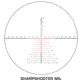 Swampfox Warhawk Tactical 5-25x 56mm 34mm Rifle Scope, First Focal Plane, Sharpshooter MIL, TWK52556-3L