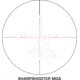 Swampfox Warhawk Tactical 5-25x56mm Rifle Scope, 34mm Tube, First Focal Plane, Sharpshooter MOA, Black, TWK52556-3M