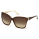Swarovski SK0057 Sunglasses - Dark Brown Frame Color, Gradient Brown Lens Color