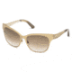 Swarovski SK0069 Sunglasses - Gold Frame Color, Gradient Brown Lens Color