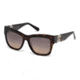 Swarovski SK0141 Sunglasses - Dark Havana Frame Color, Gradient Smoke Lens Color
