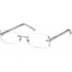 Swarovski SK5024 Eyeglass Frames - Shiny Palladium Frame Color
