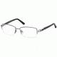 Swarovski SK5028 Eyeglass Frames - Shiny Dark Ruthenium Frame Color