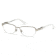 Swarovski SK5068 Eyeglass Frames - Shiny Palladium Frame Color