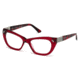 Swarovski SK5076 Eyeglass Frames - Shiny Bordeaux Frame Color