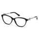 Swarovski SK5119 Eyeglass Frames - Shiny Black Frame Color