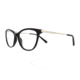 Swarovski SK5249-H Progressive Prescription Eyeglasses - Shiny Black Frame, Shiny Black Lenses, 53 mm Lens Diameter SK5249-H53001