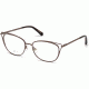 Swarovski SK5260 Eyeglass Frames - Matte Dark Brown Frame Color, Matte Dark Brown Lens Color