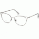 Swarovski SK5260 Eyeglass Frames - Shiny Palladium Frame Color, Shiny Palladium Lens Color
