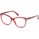 Swarovski SK5283-F Bifocal Prescription Eyeglasses - Shiny Bordeaux Frame, Shiny Bordeaux Lenses, 54 mm Lens Diameter SK5283-F54069