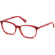 Swarovski SK5300-F Prescription Eyeglasses - Shiny Red Frame, Shiny Red Lenses, 54 mm Lens Diameter SK5300-F54066