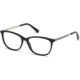 Swarovski SK5308-F Progressive Prescription Eyeglasses - Shiny Black Frame, Shiny Black Lenses, 53 mm Lens Diameter SK5308-F53001