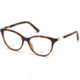 Swarovski SK5311-F Progressive Prescription Eyeglasses - Dark Havana Frame, Dark Havana Lenses, 52 mm Lens Diameter SK5311-F52052