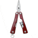 SwissTech Key Ring Multi-Tool 8-in-1, Red STT35000