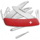 Swiza D10 Pocket Knife Red, 3.75 closed, Red synthetic handle, KNI.0140.1000