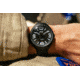 Szanto Icon Frank Stephenson Cosmos Watches, Black Dial, Black Strap, Black, One Size, IC-FS-9001