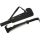 Rite Edge 14-inch Tactical Machete w/Wrist Lanyard, 13in Black Stainless Steel Blade, Black ABS Gripped Handle, 211561