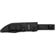 Sierra Zulu Ballista Hunting Knife, 10.5in, Clip Point Blade, Serrated Back Edge, Black Glass Filled Nylon Handle, SZ5603CP