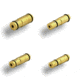 TAC Crew Tac Pac Dry Fire Laser Training Cartridges, Infrared, Brass, 0.380 ACP, 9mm, .40 S&amp;W, .45 ACP, TC-4PKIR