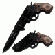 TAC Force 4.5in Revolver Handle Assist Knife, Black TF 760BGY