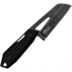 TAC Force Black 4in Fixed Blade Knife, 8.5in Overall, 4in Black Stonewash SS Wharncliffe Blade, Black Nylon Handle, Black Canvas Belt Sheath, TF-FIX021BK